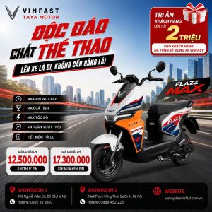VINFAST FLAZZ MAX - ĐỔI PIN